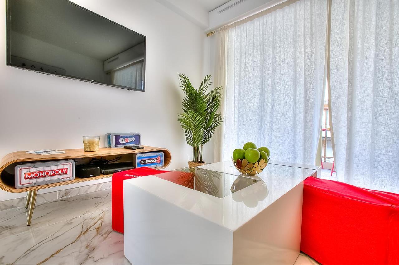 Luxury 4 Stars Apartment With 2 Terraces, Cannes Croisette Bagian luar foto