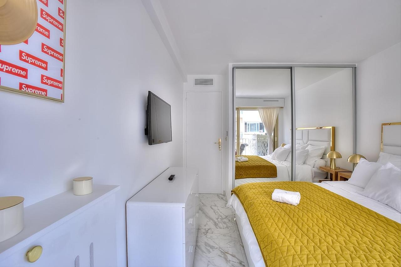 Luxury 4 Stars Apartment With 2 Terraces, Cannes Croisette Bagian luar foto